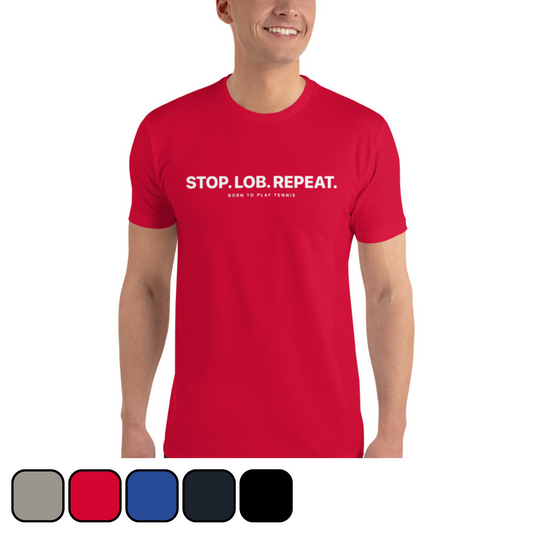 STOP.LOB.REPEAT. WHITE ACE